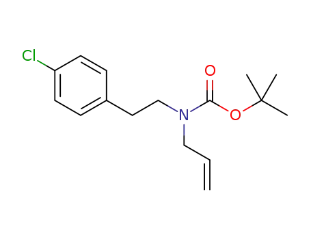 N-allyl-N-(4-chlorophenethyl)carbamic acid tert-butyl ester