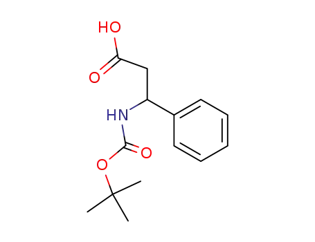 3-[(2-methylpropan-2-yl)oxycarbonylamino]-3-phenylpropanoic acid
