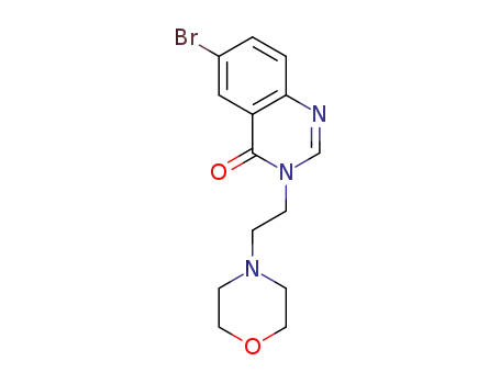6-bromo-3-(2-(4-morpholino)ethyl)quinazolin-4(3H)-one