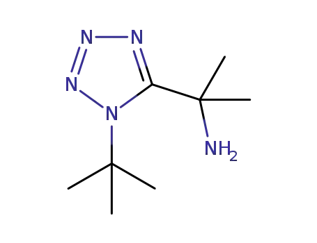 N-tert-butyl tetrazolo-5-α,α-dimethyl methylamine