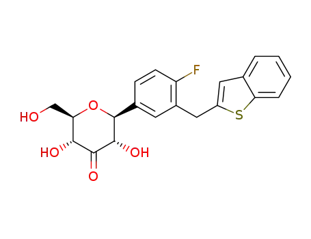 (2S,3S,5R,6R)-2-(3-(benzo[b]thiophen-2-ylmethyl)-4-fluorophenyl)-3,5-dihydroxy-6-(hydroxymethyl)dihydro-2H-pyran-4(3H)-one