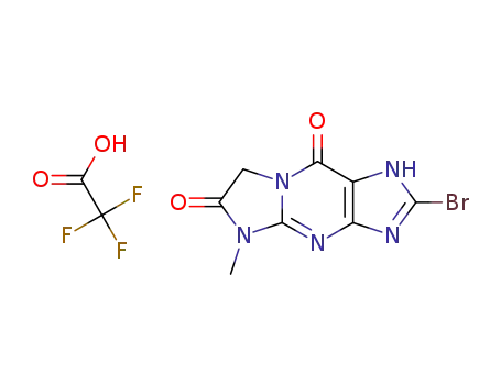 2-bromo-5-methyl-1,5-dihydro-9H-imidazo[1,2-a]purine-6,9(7H)-dione TFA salt