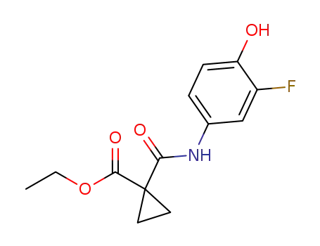ethyl 1-[(3-fluoro-4-hydroxyphenyl)carbamoyl]cyclopropane-1-carboxylate
