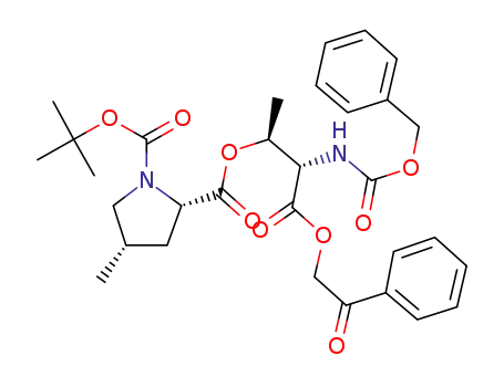 2-((2S,3S)-3-(((benzyloxy)carbonyl)amino)-4-oxo-4-(2-oxo-2-phenylethoxy)butan-2-yl) 1-(tert-butyl) (2S,4S)-4-methylpyrrolidine-1,2-dicarboxylate