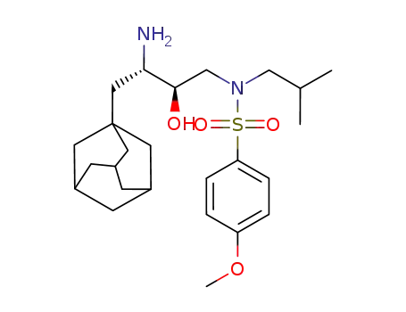 N-((2R,3S)-4-(adamantan-1-yl)-3-amino-2-hydroxybutyl)-N-isobutyl-4-methoxybenzenesulfonamide