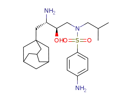 N-((2R,3S)-4-(adamantan-1-yl)-3-amino-2-hydroxybutyl)-N-isobutyl-4-aminobenzenesulfonamide