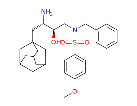 N-((2R,3S)-4-(adamantan-1-yl)-3-amino-2-hydroxybutyl)-N-benzyl-4-methoxybenzenesulfonamide