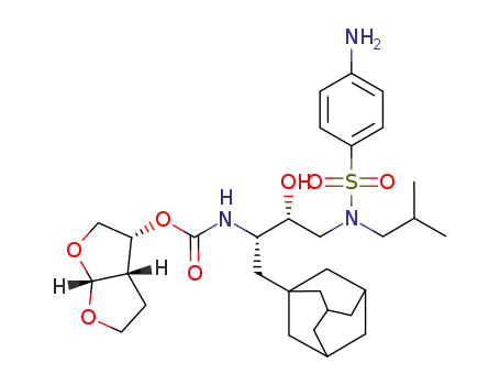 (3R,3aS,6aR)-hexahydrofuro[2,3-b]furan-3-yl ((2S,3R)-1-(adamantan-1-yl)-4-((4-amino-N-isobutylphenyl)-sulfonamido)-3-hydroxybutan-2-yl)carbamate
