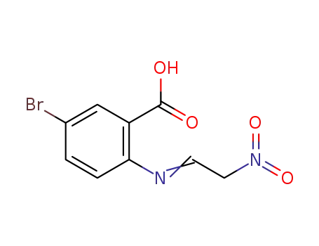 5-bromo-2-[(2-nitroethylidene)amino]benzoic acid
