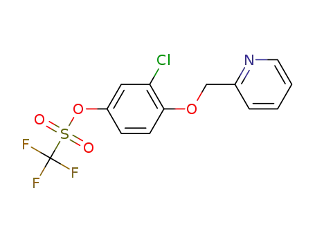 2-(4-trifluoromethane-sulfonyloxy-2-chlorophenoxy)methyl pyridine