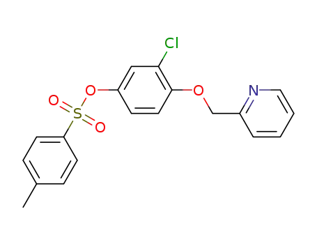 3-chloro-4-[(pyridin-2-yl)methoxy]-1-p-toluenesulfonyloxybenzene