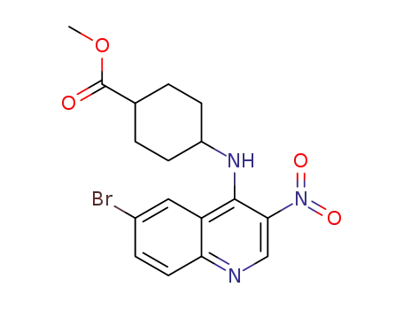 methyl (1s,4s)-4-((6-bromo-3-nitroquinolin-4-yl)amino)cyclohexanecarboxylate