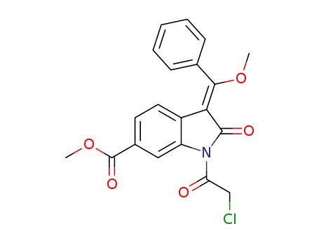 methyl-1-(chloroacetyl)-3-[methoxy(phenyl)methylene]-2-oxoindoline-6-carboxylate