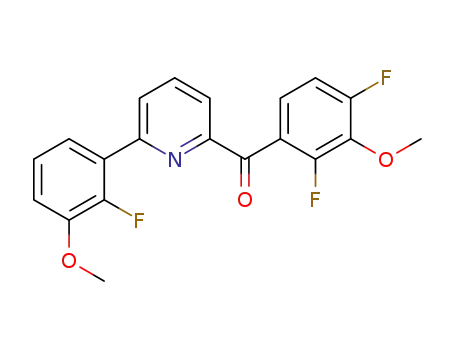 (2,4-difluoro-3-methoxyphenyl)[6-(2-fluoro-3-methoxyphenyl)pyridin-2-yl]methanone