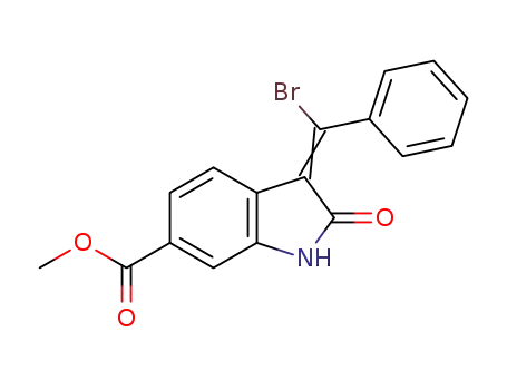 methyl 3-[bromo(phenyl)methylidene]-2-oxoindoline-6-formate