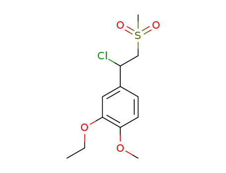4-[(1-chloro-2-methanesulfonyl)ethyl]-2-ethoxy-1-methoxybenzene