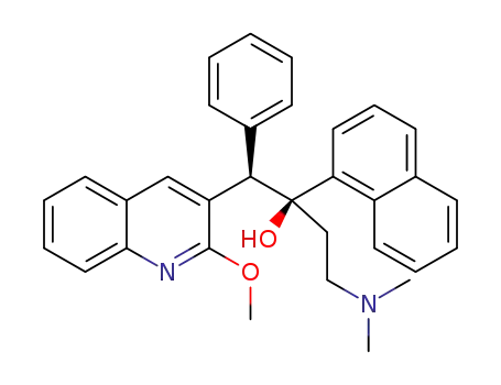 (1R,2S)-4-(dimethylamino)-1-(2-methoxyquinolin-3-yl)-2-(naphthalen-1-yl)-1-phenylbutan-2-ol
