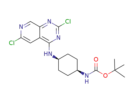 tert-butyl ((1s,4s)-4-((2,6-dichloropyrido[3,4-d]pyrimidin-4-yl)amino)cyclohexyl)carbamate