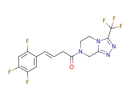 (3E)-1-[3-(trifluoromethyl)-5H,6H,7H,8H-[1,2,4]triazolo[4,3-a]pyrazin-7-yl]-4-(2,4,5-trifluorophenyl)but-3-en-1-one