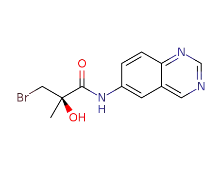 (R)-3-bromo-2-hydroxy-2-methyl-N-(quinazolin-6-yl) propanamide
