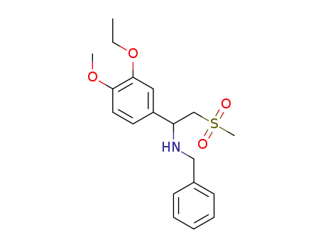 1-(3-ethoxy-4-methoxyphenyl)-2-methylsulfonyl-N-[1-phenylmethyl]ethanamine