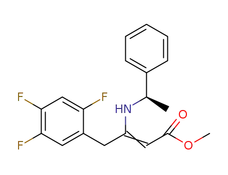 methyl 4-(2,4,5-trifluorophenyl)-3-[(R)-1-phenylethylamino]-2-butenoate