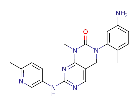 3-(5-amino-2-methylphenyl)-1-methyl-7-((6-methylpyridin-3-yl)amino)-3,4-dihydropyrimido[4,5-d]pyrimidin-2(1H)-one