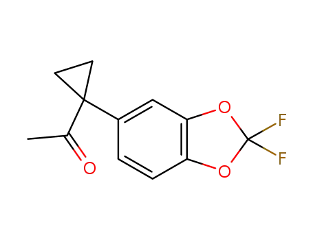 1-(1-(2,2-difluorobenzo[d][1,3]dioxol-5-yl)cyclopropyl)ethanone