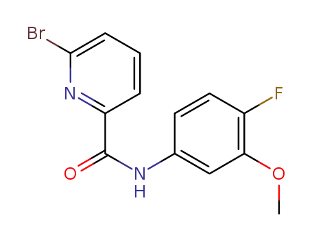 6-bromo-N-(4-fluoro-3-methoxyphenyl)pyridine-2-carboxamide