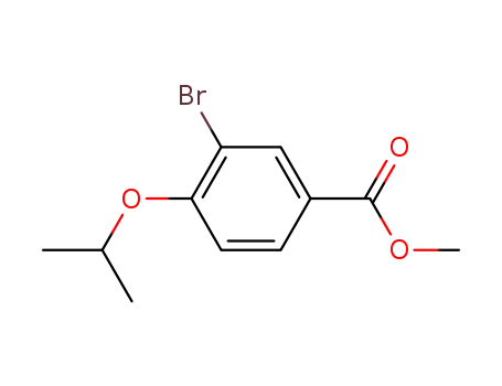 Molecular Structure of 213598-10-8 (METHYL 3-BROMO-4-ISOPROPOXYBENZOATE)
