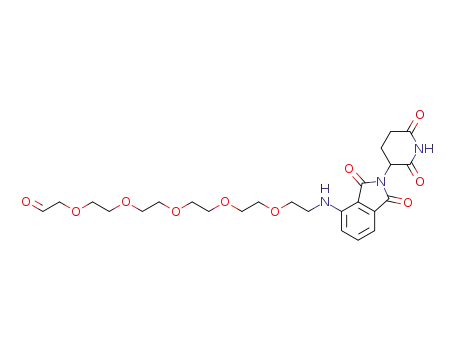 17-((2-(2,6-dioxopiperidin-3-yl)-1,3-dioxoisoindolin-4-yl)amino)-3,6,9,12,15-pentaoxaheptadecanal