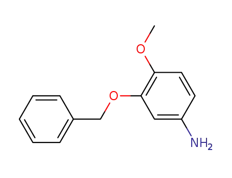 Molecular Structure of 61324-40-1 (3-(benzyloxy)-4-methoxyaniline)