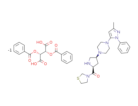 teneligliptin dibenzoyl-L-tartaric acid