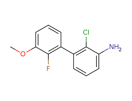2-chloro-2'-fluoro-3'-methoxybiphenyl-3-amine