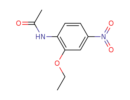 Molecular Structure of 116496-76-5 (4-ACETAMIDO-3-ETHOXYNITROBENZENE)