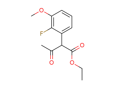 2-(2-fluoro-3-methoxyphenyl)-3-oxo-butyric acid ethyl ester