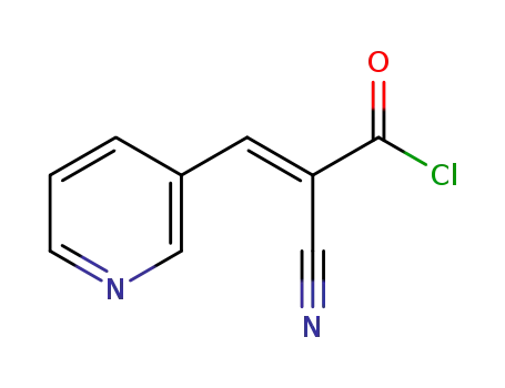 (E)-2-cyano-3-(pyridin-3-yl)acryloyl chloride
