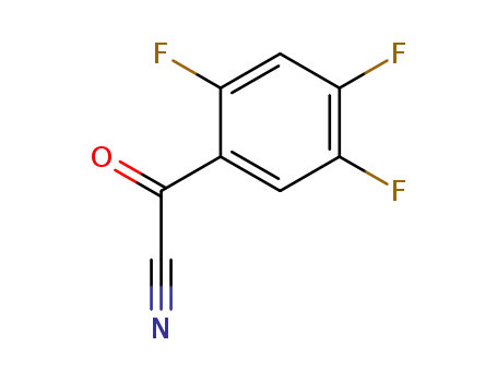 2,4,5-trifluorobenzene-1-carbonyl cyanide