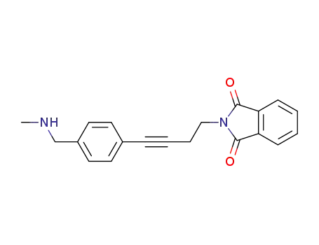 2-(4-(4-((methylamino)methyl)phenyl)but-3-yn-1-yl)isoindoline-1,3-dione