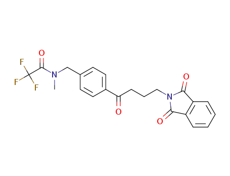 N-(4-(4-(1,3-dioxoisoindolin-2-yl)butanoyl)benzyl)-2,2,2-trifluoro-N-methylacetamide