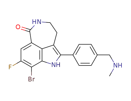 9-bromo-8-fluoro-2-{4-[(methylamino)methyl]phenyl}-1,3,4,5-tetrahydro-6H-pyrrolo[4,3,2-ef][2]benzazepin-6-one