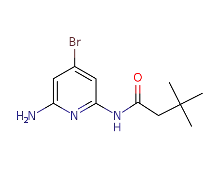 N-(6-amino-4-bromopyridin-2-yl)-3,3-dimethylbutanamide
