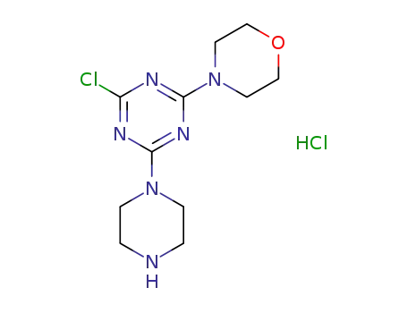4-(4-chloro-6-morpholinyl-1,3,5-triazin-2-yl)piperazine hydrochloride
