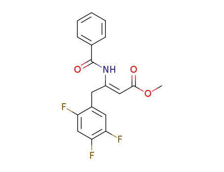 (Z)-methyl 3-benzamido-4-(2,4,5-trifluorophenyl) but-2-enoate