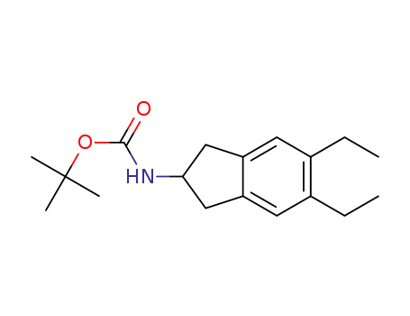 2-tert-butoxycarbonylamino-(5,6-diethyl)indane