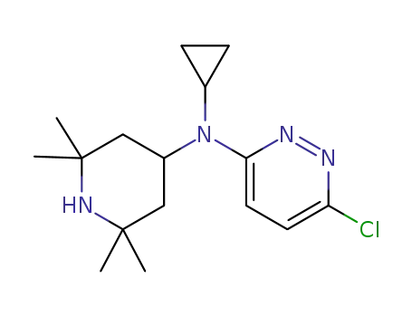 6-chloro-N-cyclopropyl-N-(2,2,6,6-tetramethylpiperidin-4-yl)pyridazin-3-amine