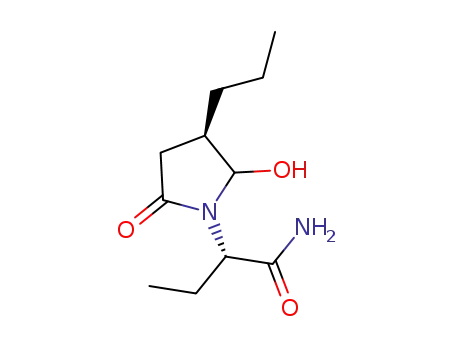 (2S)-2-((3R)-2-hydroxy-5-oxo-3-propylpyrrolidin-1-yl)butanamide