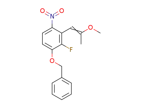 1-(2-fluoro-3-benzyloxy-6-nitrophenyl)-2-methoxypropene