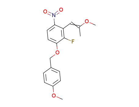 1-(2-fluoro-3-(4-methoxybenzyloxy)-6-nitrophenyl)-2-methoxypropene