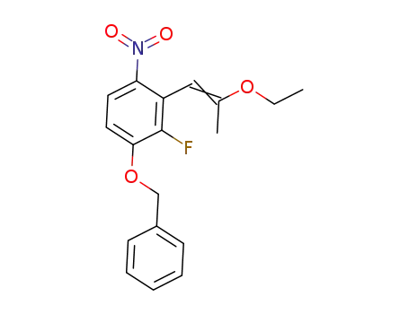 1-(2-fluoro-3-benzyloxy-6-nitrophenyl)-2-ethoxypropene